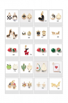 Individuelle Charm Halskette Frauen klobige und feine Anhänger Kette oder Armband selber zusammen stellen zur Auswahl Geschenk für sie